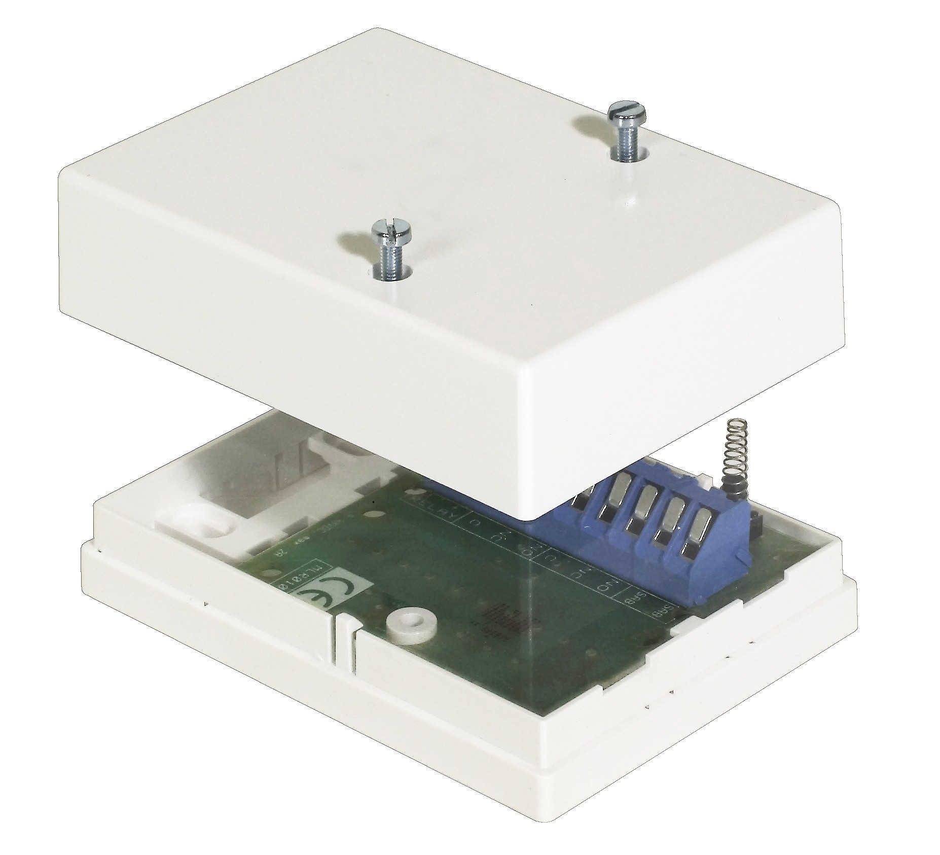RB 010 Relay box 9-30 VDC, one relay, 2xNC/NO, LED indication, opening ...